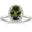 Platinum Vienna Halo Diamond Ring, smalltop view