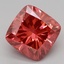 3.25 Ct. Fancy Vivid Pink Cushion Lab Grown Diamond