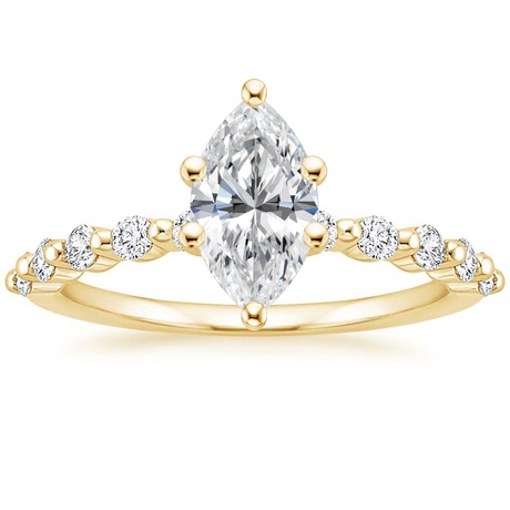 18K Yellow Gold Marseille Diamond Bridal Set (1/2 ct. tw.)