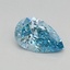 0.54 Ct. Fancy Vivid Blue Pear Lab Grown Diamond