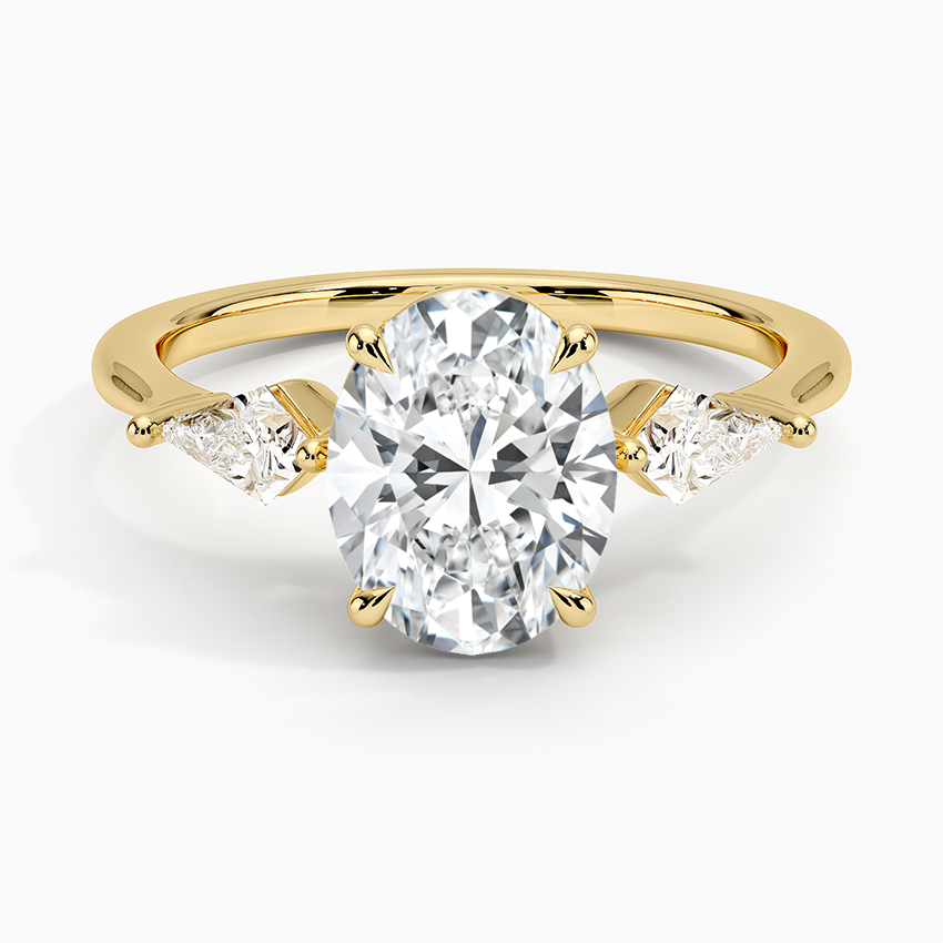 Top Twenty  Engagement Rings - LUXE COMETA THREE STONE DIAMOND RING (1/3 CT. TW.)