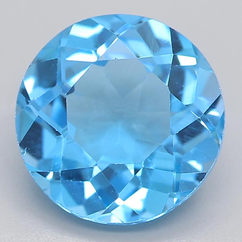 8mm Swiss Blue Round Topaz | TSBBZ8.0RD3