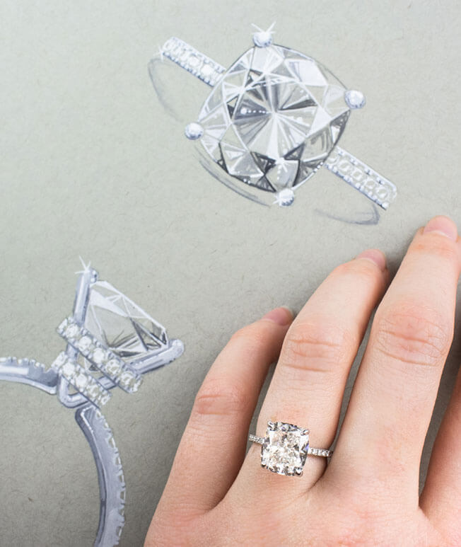 Custom Designed Engagement Rings Brilliant Earth