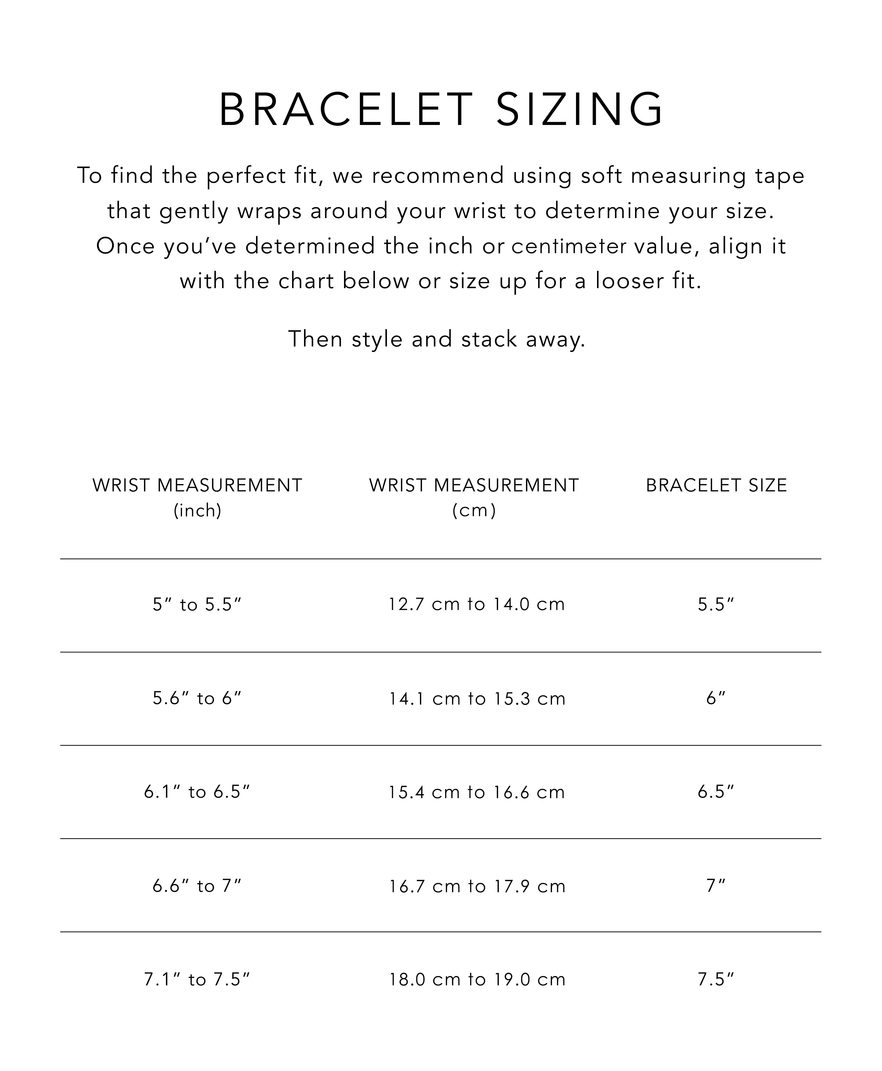 Size Guide Pop Up